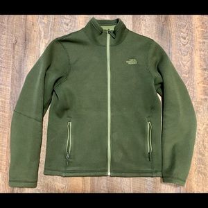 Forest green, lightweight, The North Face jacket